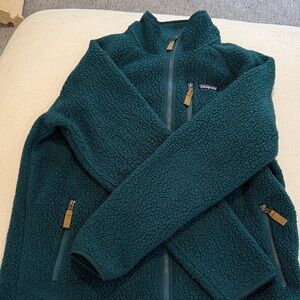 Patagonia Teal Green Fleece Jacket